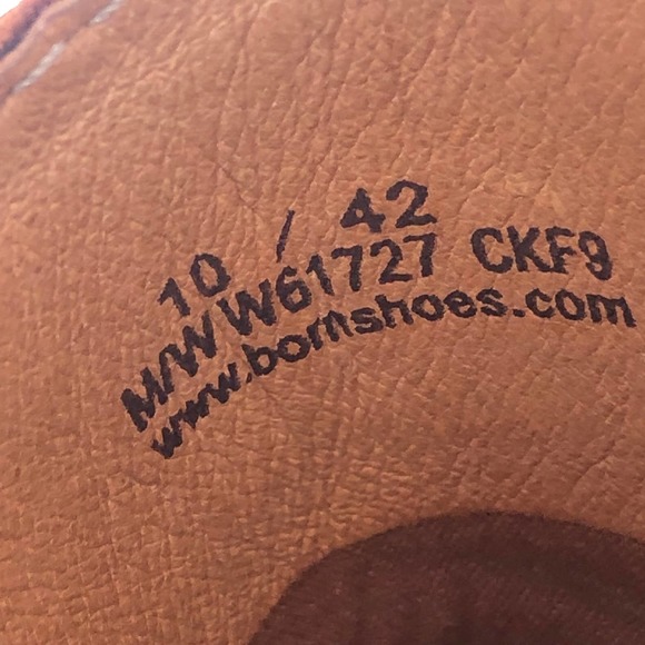 Born Mule Clog Brown Leather Slip On Women's Sz 10 - Picture 10 of 10